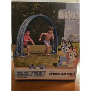 Swimways Bluey Inflatable Sprinkler Arch Kids Backyard Water Toy 6072384 New